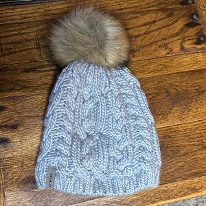 Bula Cable Knit Pom-Pom Beanie